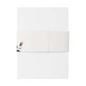 Elegant Gotisch Donker Waterverf Zwart Roos Bruilo Uitnodigingen Wikkel (Achterkant Voorbeeld)