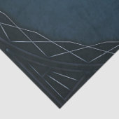 Elegant Gotisch hart met fantasie vogel. Tissuepapier (Detail)