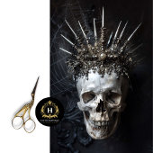 Elegant Gotisch Skelet Schedel Decoupage Tissuepapier