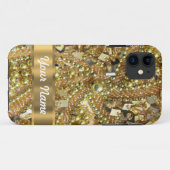 Elegant goubling Case-Mate iPhone case (Achterkant (horizontaal))