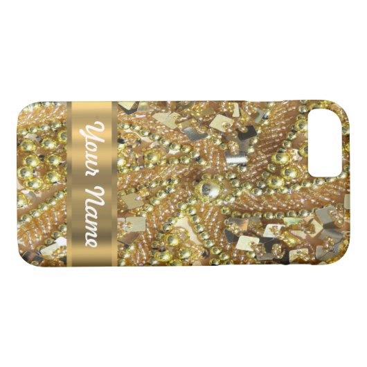 Elegant goubling Case-Mate iPhone case (Achterkant (Horizontaal))