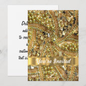 Elegant goubling kaart (Voorkant / Achterkant)