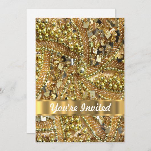 Elegant goubling kaart (Voorkant / Achterkant)