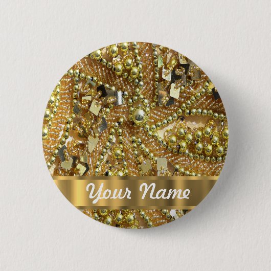 Elegant goubling ronde button 5,7 cm (Voorkant)