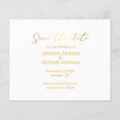 elegant goud 4 foto's collage zwart behalve datum (Achterkant)