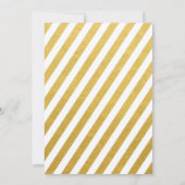 Elegant Goud 50ste Huwelijksjubileum Kaart (Achterkant)