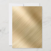 Elegant Goud 50ste Trouwjubileum Kaart (Achterkant)