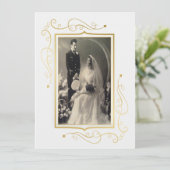 Elegant Goud 60ste Jubileumviering Kaart (Staand voorkant)