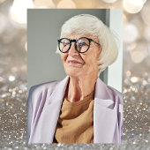 Elegant Goud 75e Foto Verjaardag Kaart