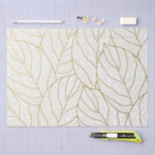 Elegant goud aardeachtig blad genot tissuepapier (Craft)