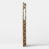 Elegant Goud Abstract Bloemencirkels Patroon | Case-Mate iPhone Case (Achterkant / Links)