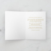 Elegant Goud Afstudeerkaarten Afstuderen Kaart (Binnen)