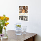 Elegant Goud Afstuderen Collage Afstuderen Keepsak Folie Afdrukken (Laag (Keuken))