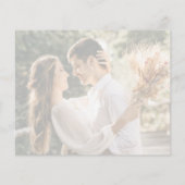 Elegant goud Bespaar de datum budget bruiloft uitn Flyer (Achterkant)