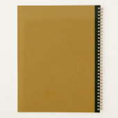 Elegant  Goud Bibliotheek Boek Hoesje Bruiloft Planner (Achterkant)