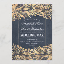  Elegant Goud Bladerwerk Lijst Bruiloft