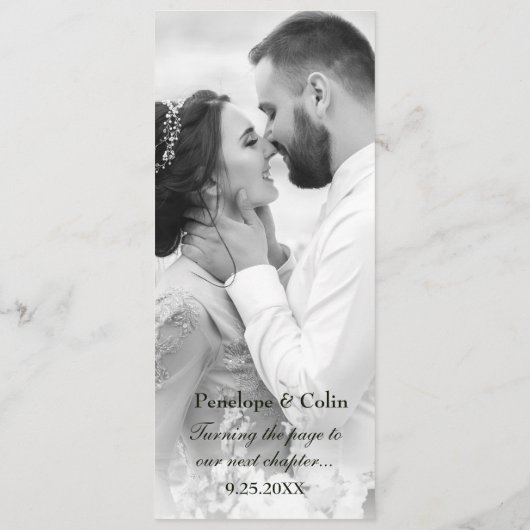 Elegant Goud Bloemen Bibliotheek Boek Hoesje Bruil Menu (Achterkant)