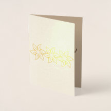 Elegant Goud Bloemen Gestileerde Patroon Get Well 