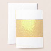 Elegant Goud Bloemen Gestileerde Patroon Get Well  Folie Kaarten (Met envelop)
