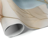 Elegant Goud Botanisch Cadeaupapier (Rol Hoek)