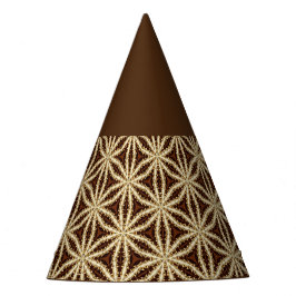 Elegant Goud & Bruin Star Anise Papier Party Pet Feesthoedjes