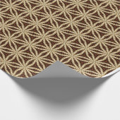 Elegant Goud & Bruin Steranijs Cadeaupapier (Hoek)