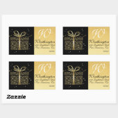 Elegant Goud Cadeauadres Label Sticker - SRF (Vel)