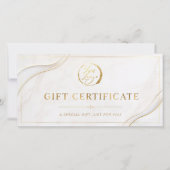 Elegant goud cadeaubon | Luxe (Voorkant)