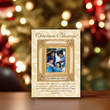 Elegant Goud Christelijk Bijbel Verse Foto