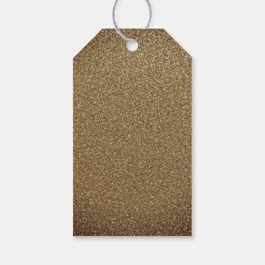 Elegant Goud Confetti Bloemen Vrijgezellenfeest La Cadeaulabel (Achterkant)
