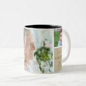 Elegant goud coolste grootouders ooit foto tweekleurige koffiemok (Voorkant rechts)