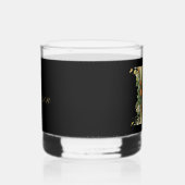 Elegant Goud Decoratief Initiaal H Whisky Glas (Rechts)