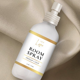 Elegant Goud Eenvoudig Modern Room Mist Spray Labe Etiket