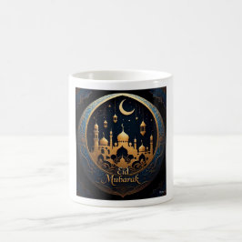 Elegant goud Eid Mubarak Koffiemok