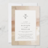 Elegant Goud Elopement Bruiloft Receptie Kaart (Voorkant)