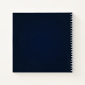 Elegant Goud en Blauw 2024 Kalender | NOTITIEBOEK (Achterkant)