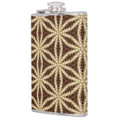 Elegant Goud en Bruin Steranijs Heupfles (Links)