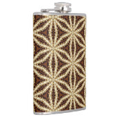 Elegant Goud en Bruin Steranijs Heupfles (Rechts)