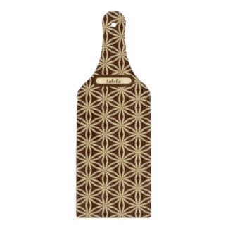 Elegant Goud en Bruin Steranijs Snijplank