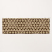 Elegant Goud en Bruin Steranijs Yogamat (Achterkant (horizontaal))
