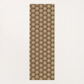 Elegant Goud en Bruin Steranijs Yogamat (Achterkant)