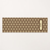 Elegant Goud en Bruin Steranijs Yogamat (Voorkant (horizontaal))