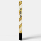 Elegant goud en crème geometrisch patroon ontwerp Case-Mate iPhone case (Achterkant / Links)