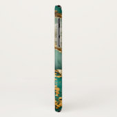 Elegant Goud En Groen Marmer Case-Mate iPhone Case (Achterkant/links)