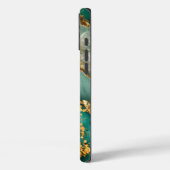 Elegant Goud En Groen Marmer Case-Mate iPhone Case (Achterkant / Links)