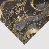 Elegant goud en marmer tissuepapier (Detail)