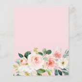 elegant goud en wazige florale geometrie (Achterkant)