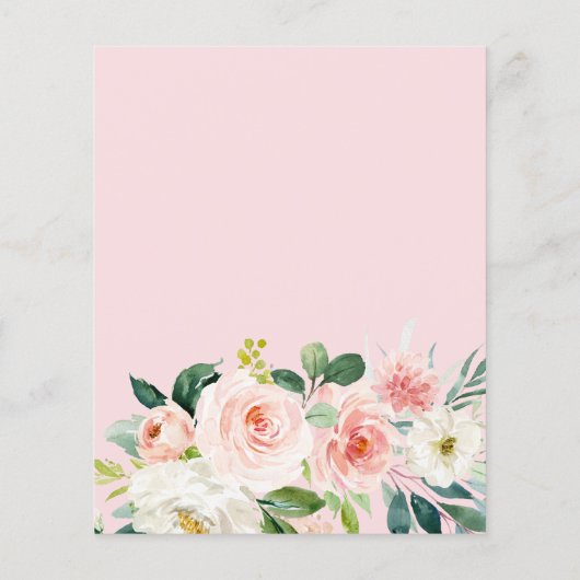 elegant goud en wazige florale geometrie (Achterkant)