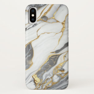 Elegant goud en wit marmer Case-Mate iPhone case