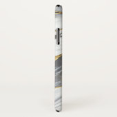 Elegant goud en wit marmer Case-Mate iPhone case (Achterkant / rechts)